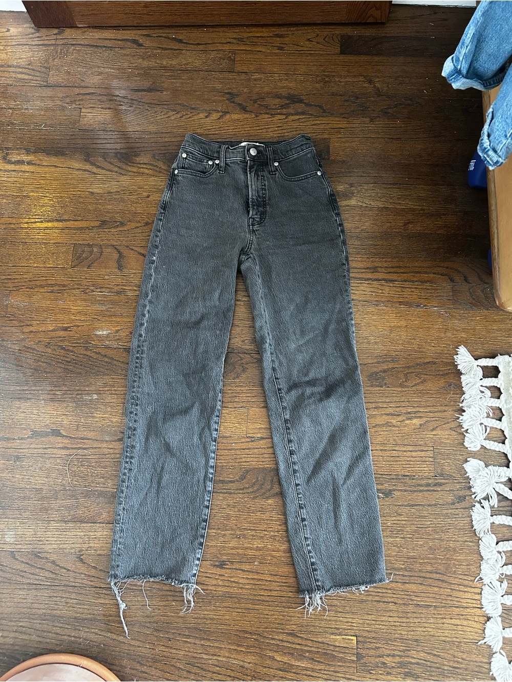 Madewell Washed Black “Perfect Vintage Straight Jean”